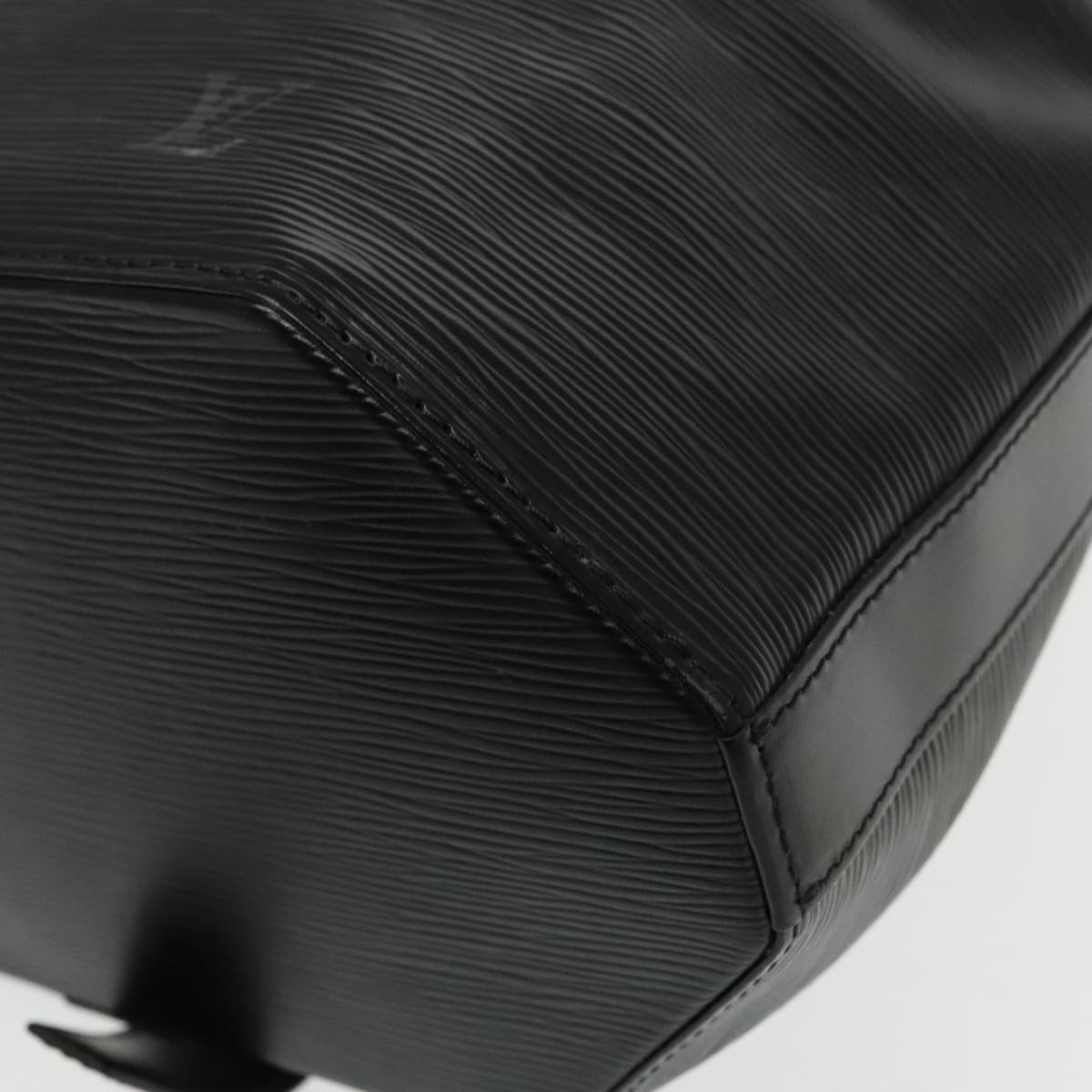 Louis Vuitton Sac A Dos Black Leather Shoulder Bag
