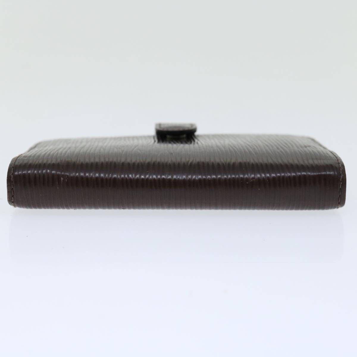 Louis Vuitton Agenda Cover Black Leather Wallet