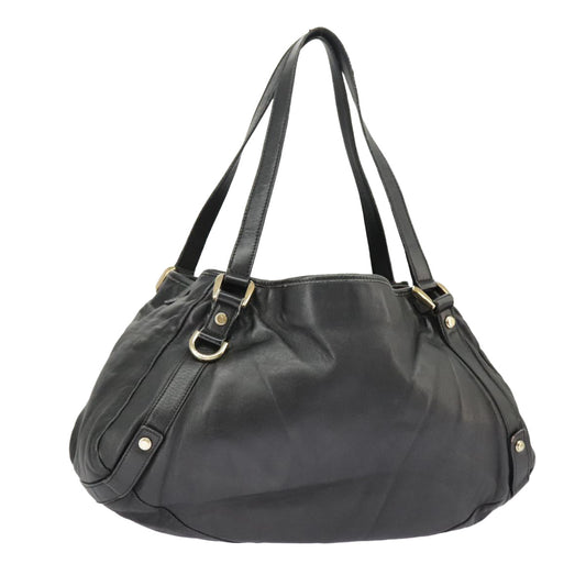 Gucci Abbey Black Leather Tote Bag ()