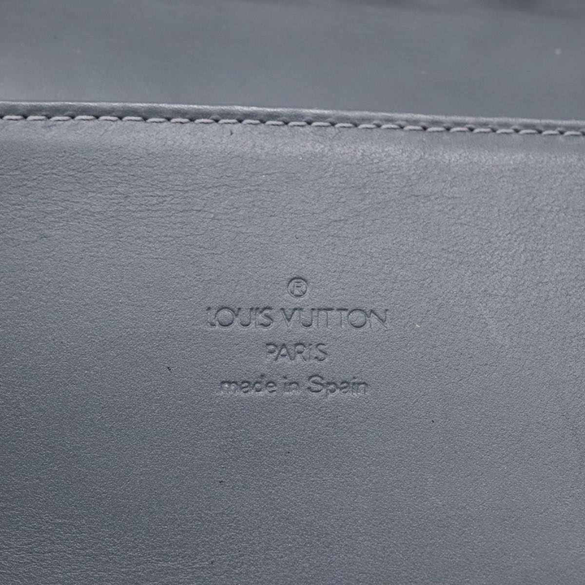 Louis Vuitton Agenda Cover Green Leather Wallet