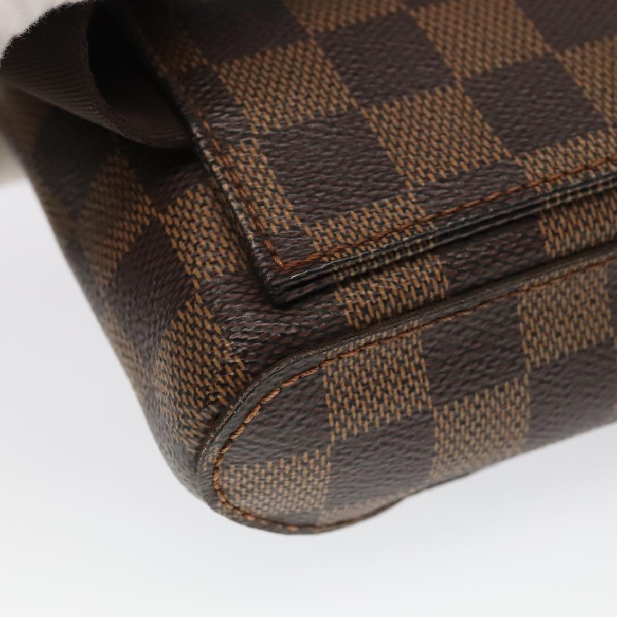 Louis Vuitton Geronimos Brown Canvas Shoulder Bag