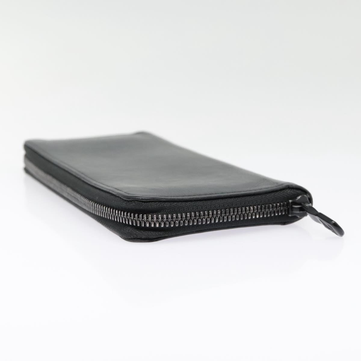 Louis Vuitton Zippy Wallet Vertical Black Leather Wallet