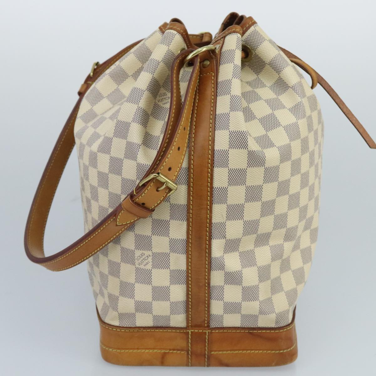 Louis Vuitton Noe Grey Canvas Shoulder Bag