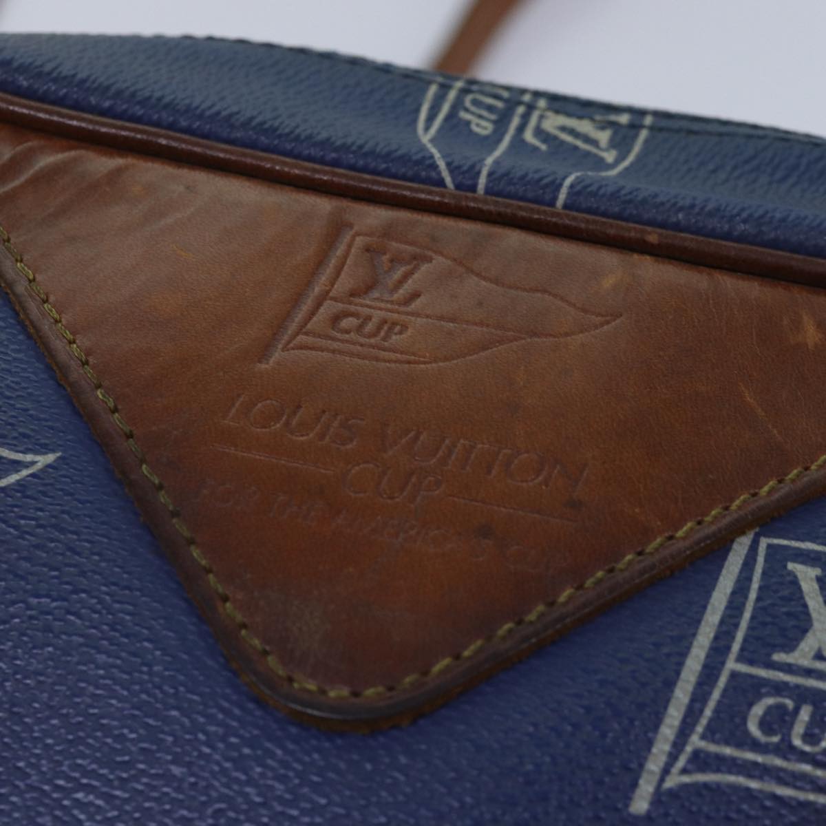 Louis Vuitton San Diego Blue Canvas Shoulder Bag