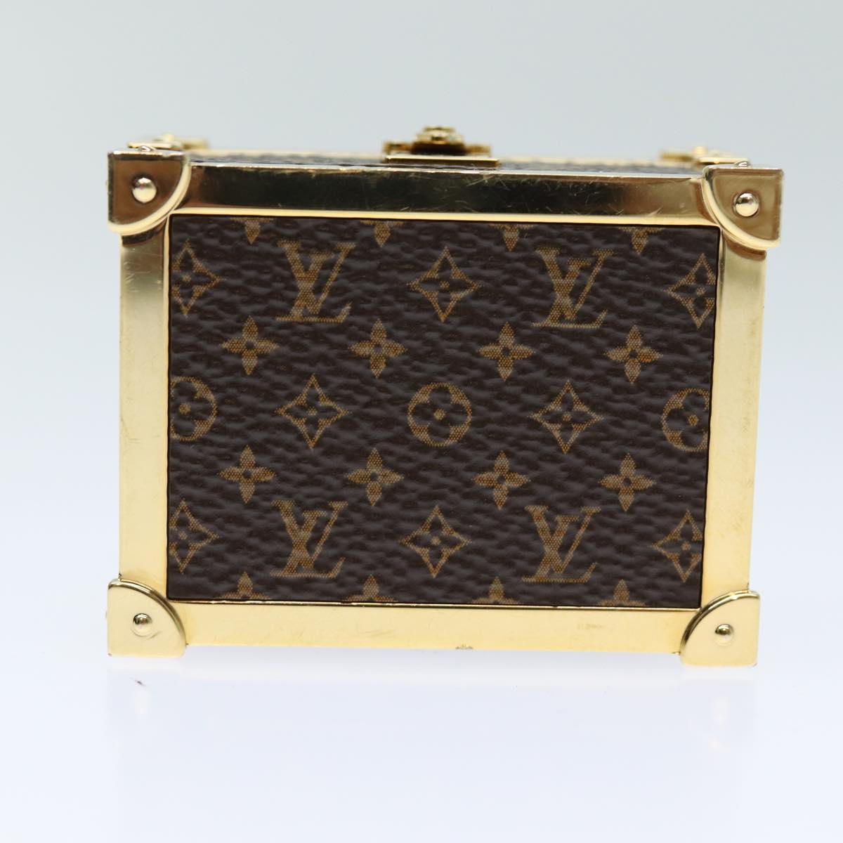 Louis Vuitton Porte Clés Brown Metal Bag Jewelry
