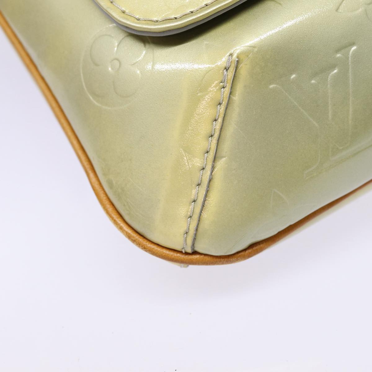 Louis Vuitton Thompson Street Grey Patent Leather Shoulder Bag