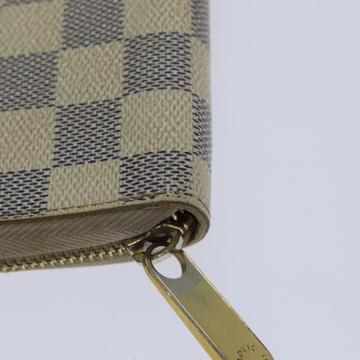 Louis Vuitton Zippy Wallet Blue Canvas Wallet