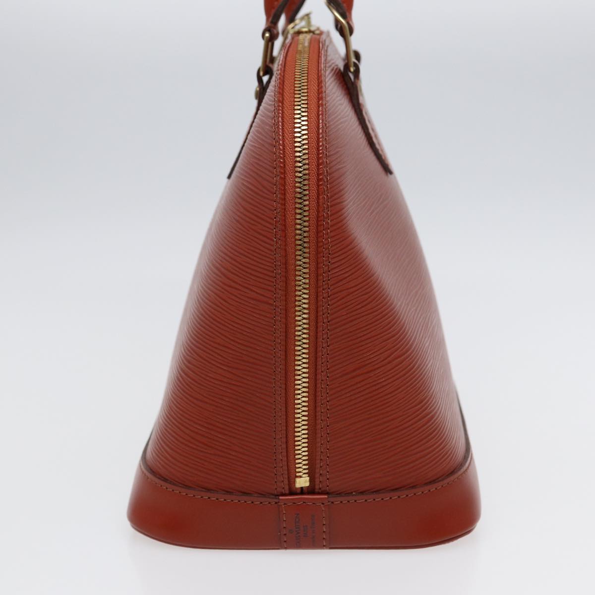 Louis Vuitton Alma Brown Leather Handbag