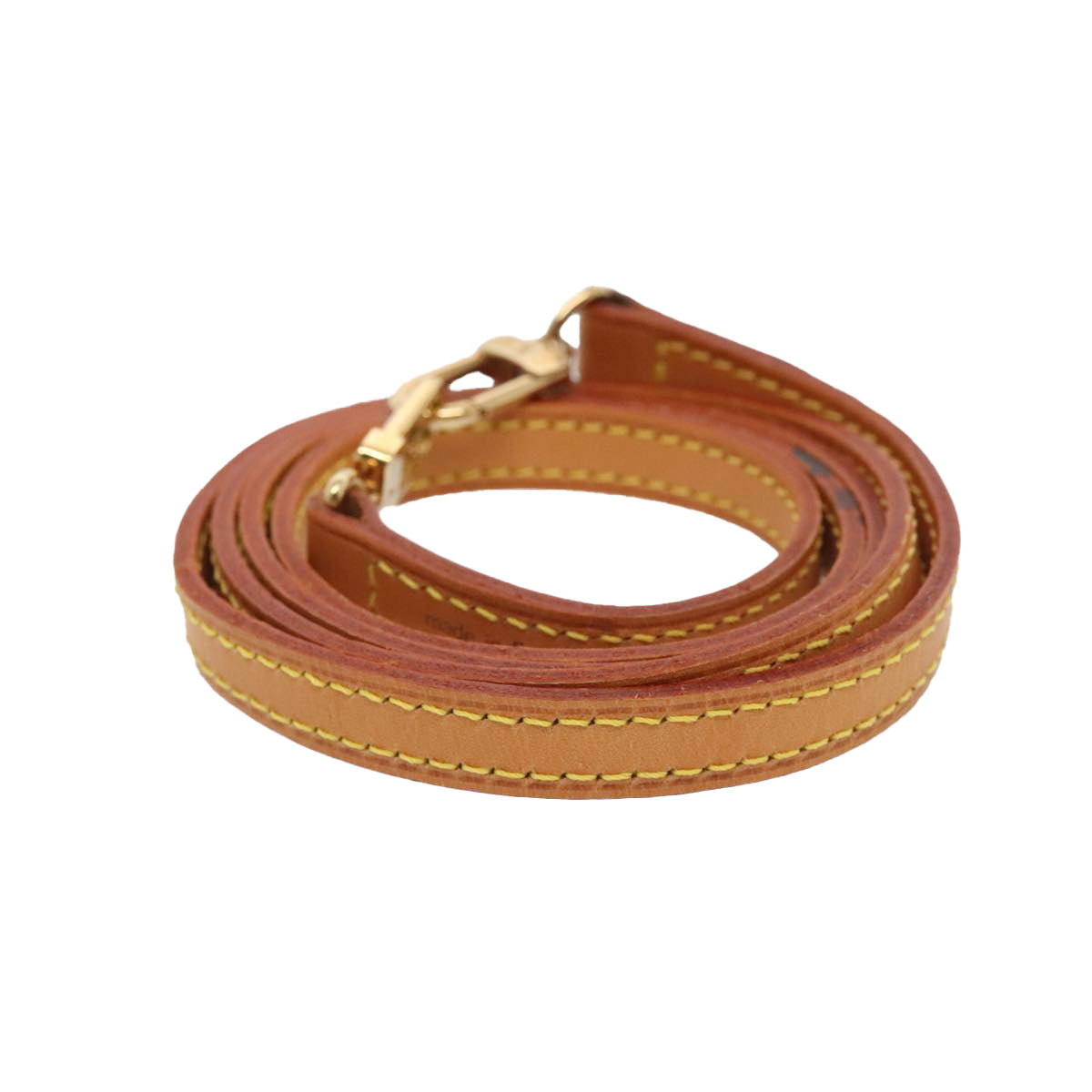 Louis Vuitton Shoulder Strap Beige Leather Bag Jewelry