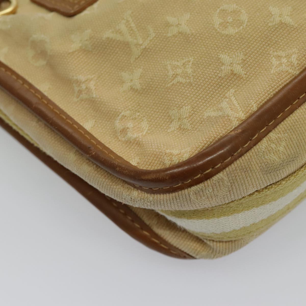 Louis Vuitton Catherine Beige Canvas Shoulder Bag