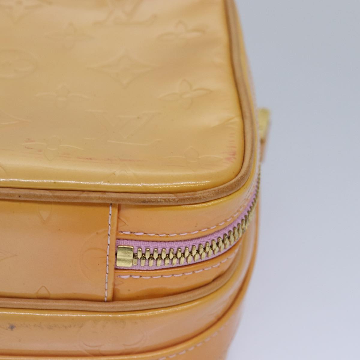 Louis Vuitton Wooster Beige Patent Leather Shoulder Bag