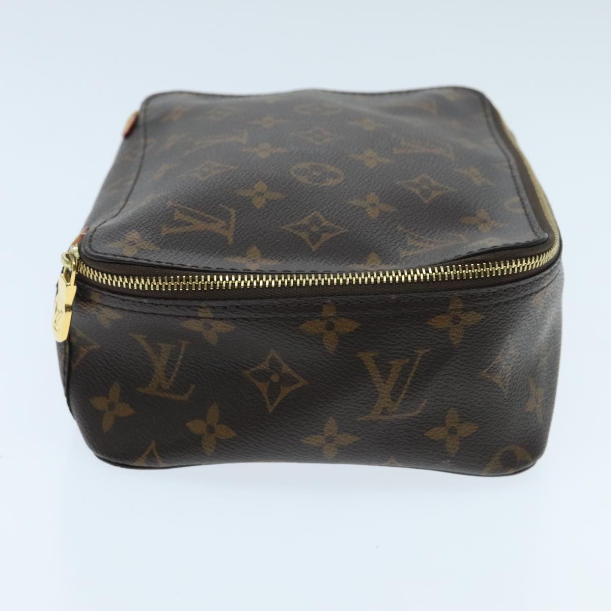 Louis Vuitton Cube Brown Canvas Clutch Bag