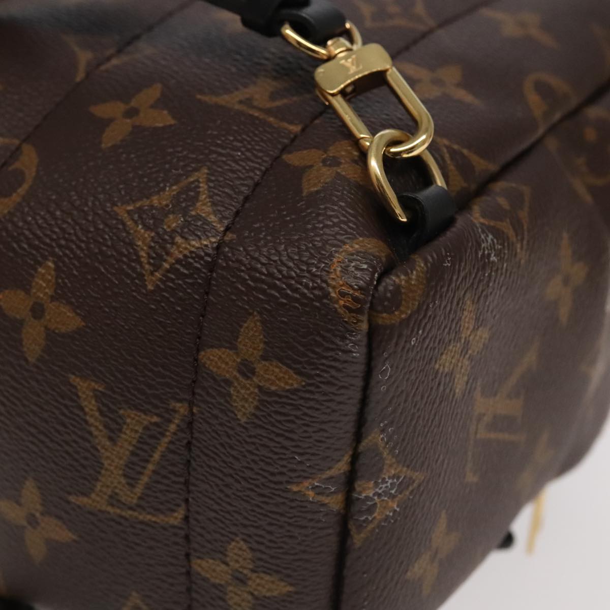 Louis Vuitton Palm Springs Mini Brown Canvas Backpack Bag