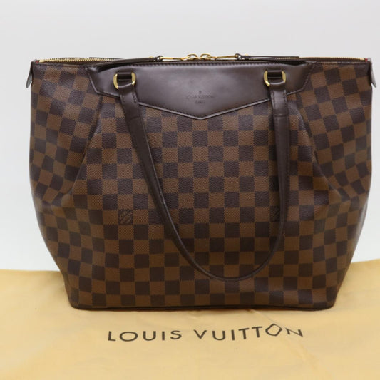 Louis Vuitton Westminster Brown Canvas Tote Bag ()