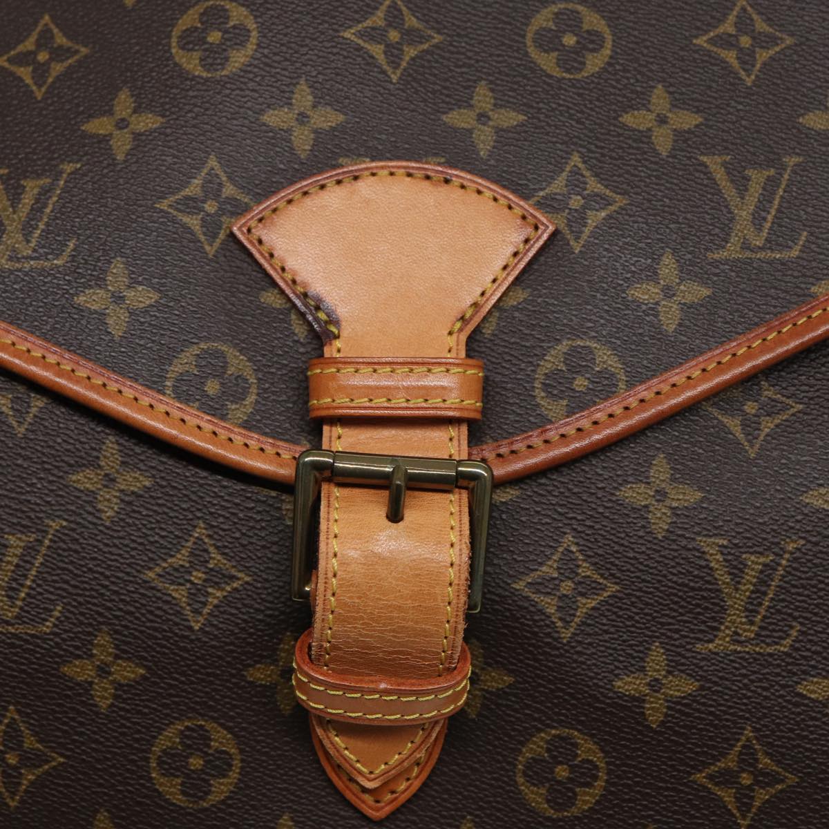 Louis Vuitton Beverly Brown Canvas Handbag