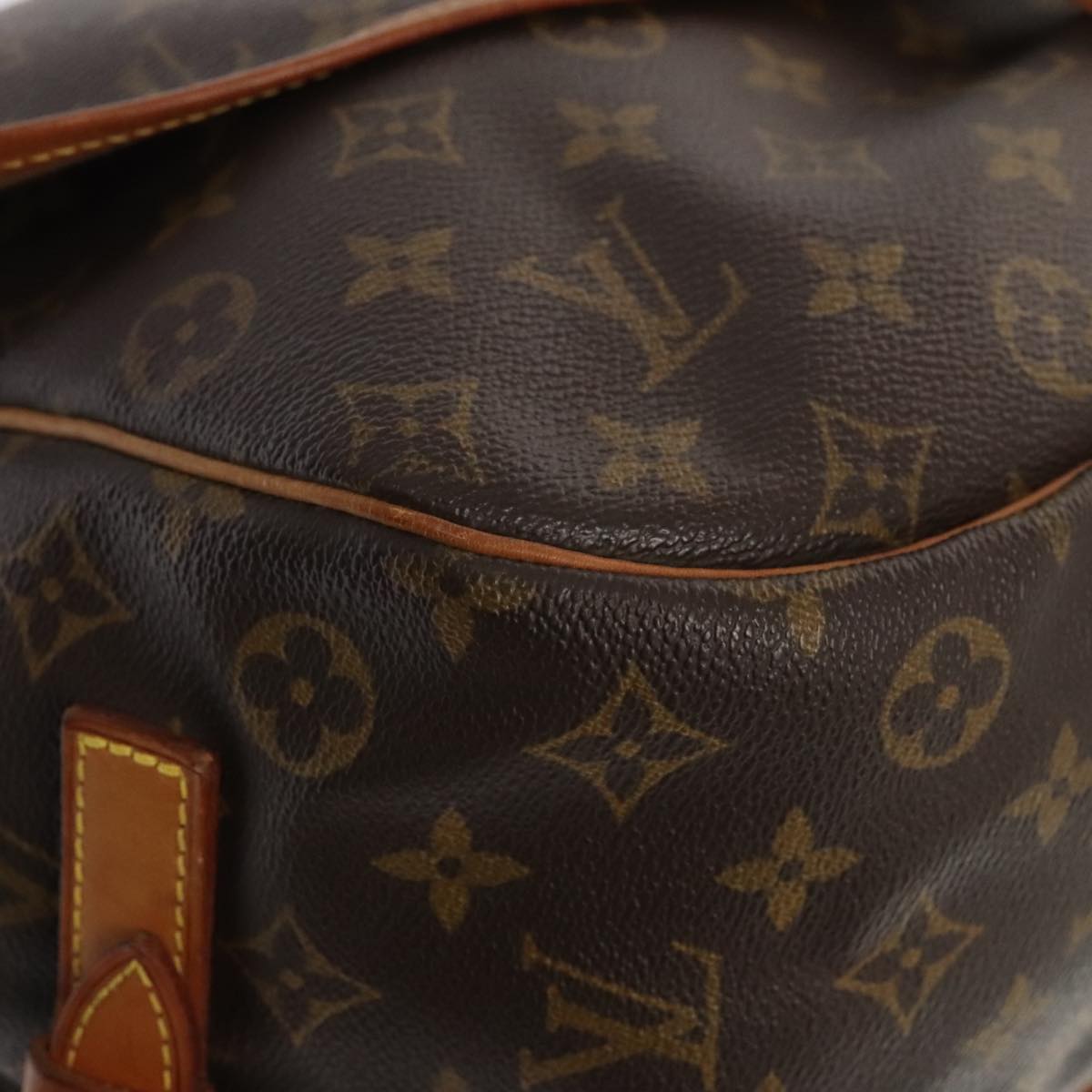 Louis Vuitton Saumur 35 Brown Canvas Shoulder Bag