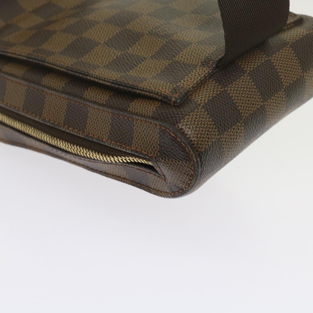Louis Vuitton Geronimos Brown Canvas Shoulder Bag