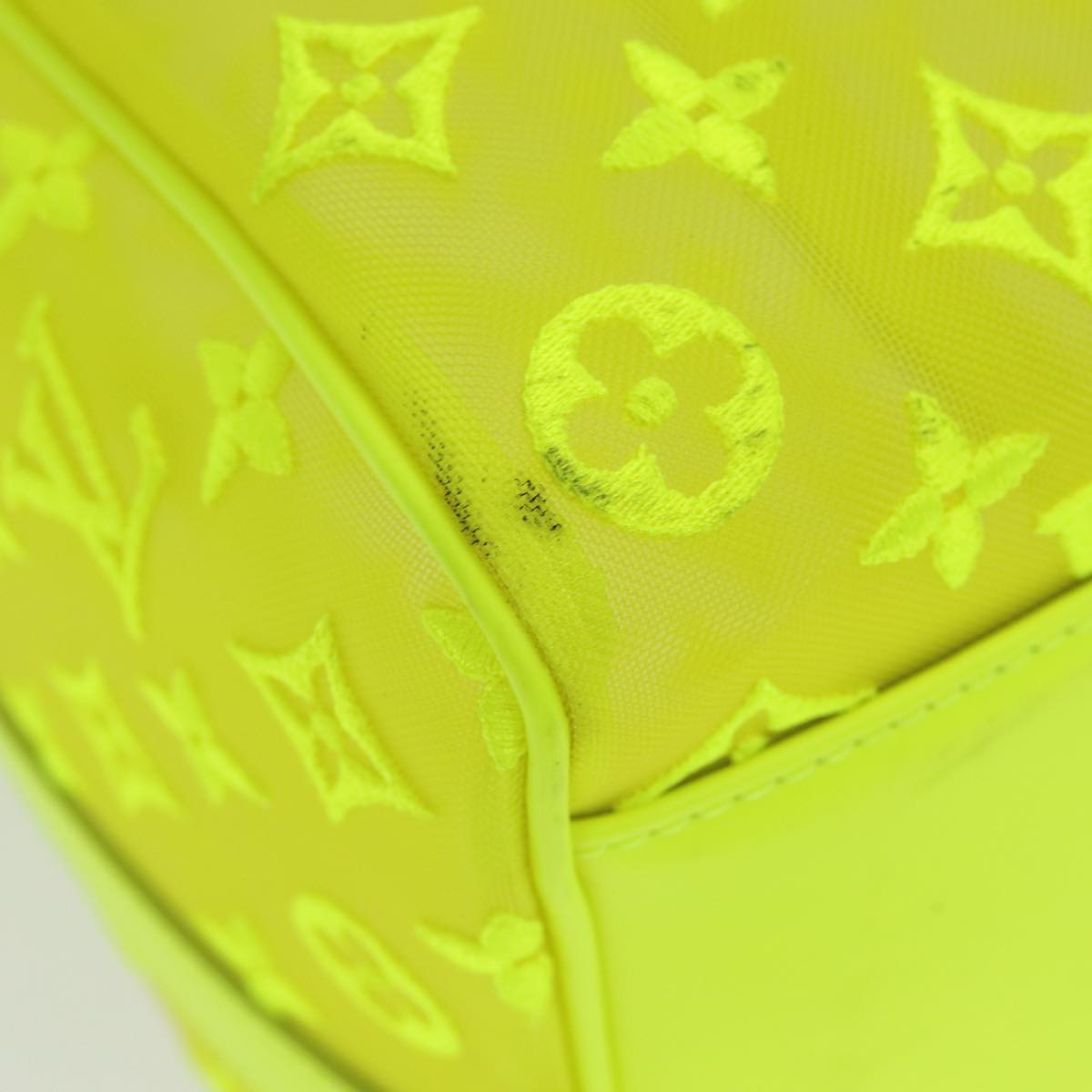 Louis Vuitton Keepall Bandouliere 50 Yellow Canvas Travel Bag
