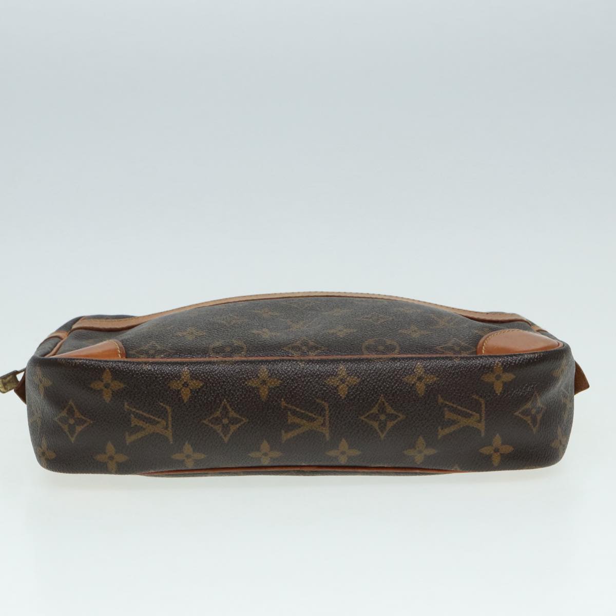 Louis Vuitton Compiegne 28 Brown Canvas Clutch Bag