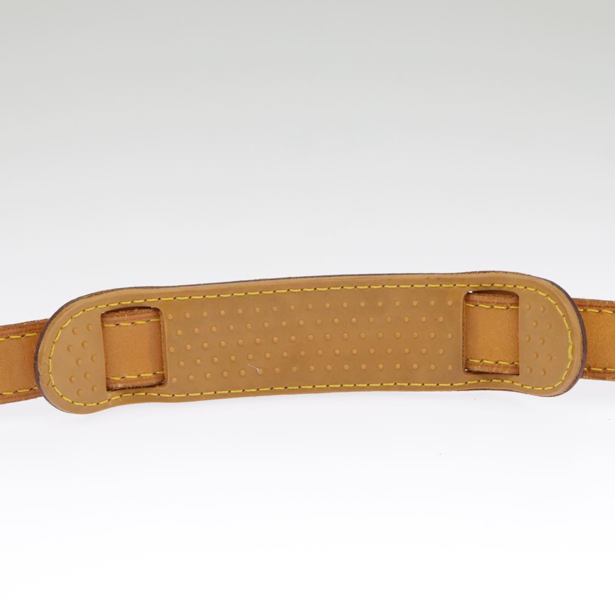 Louis Vuitton Shoulder Strap Beige Leather Bag Jewelry