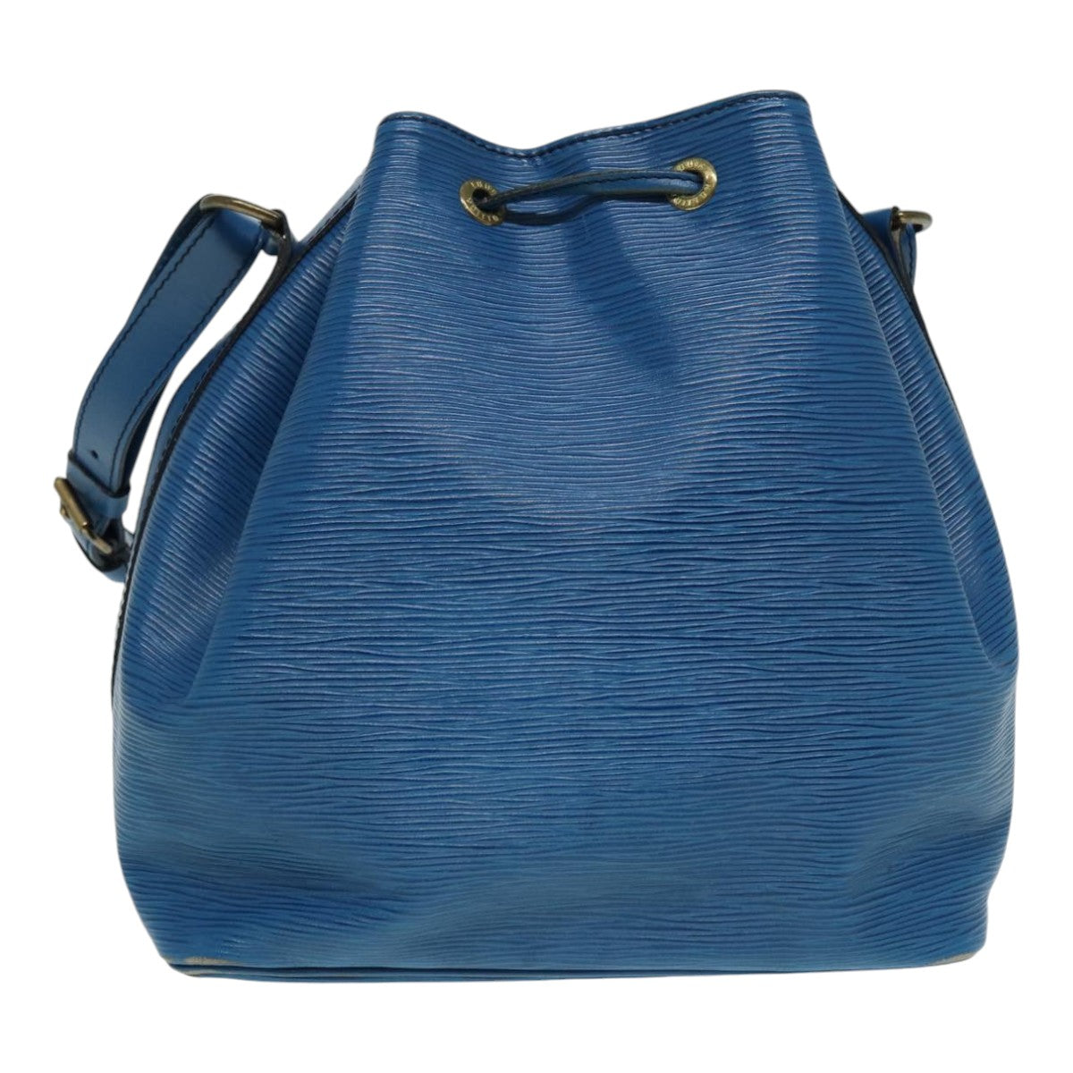 Louis Vuitton Noe Blue Calfskin Shoulder Bag