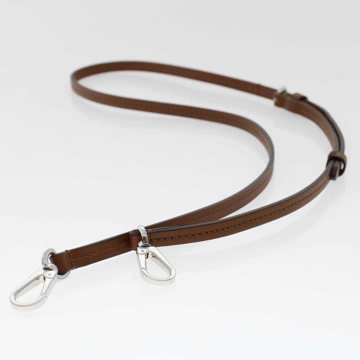 Louis Vuitton Shoulder Strap Brown Leather Bag Jewelry