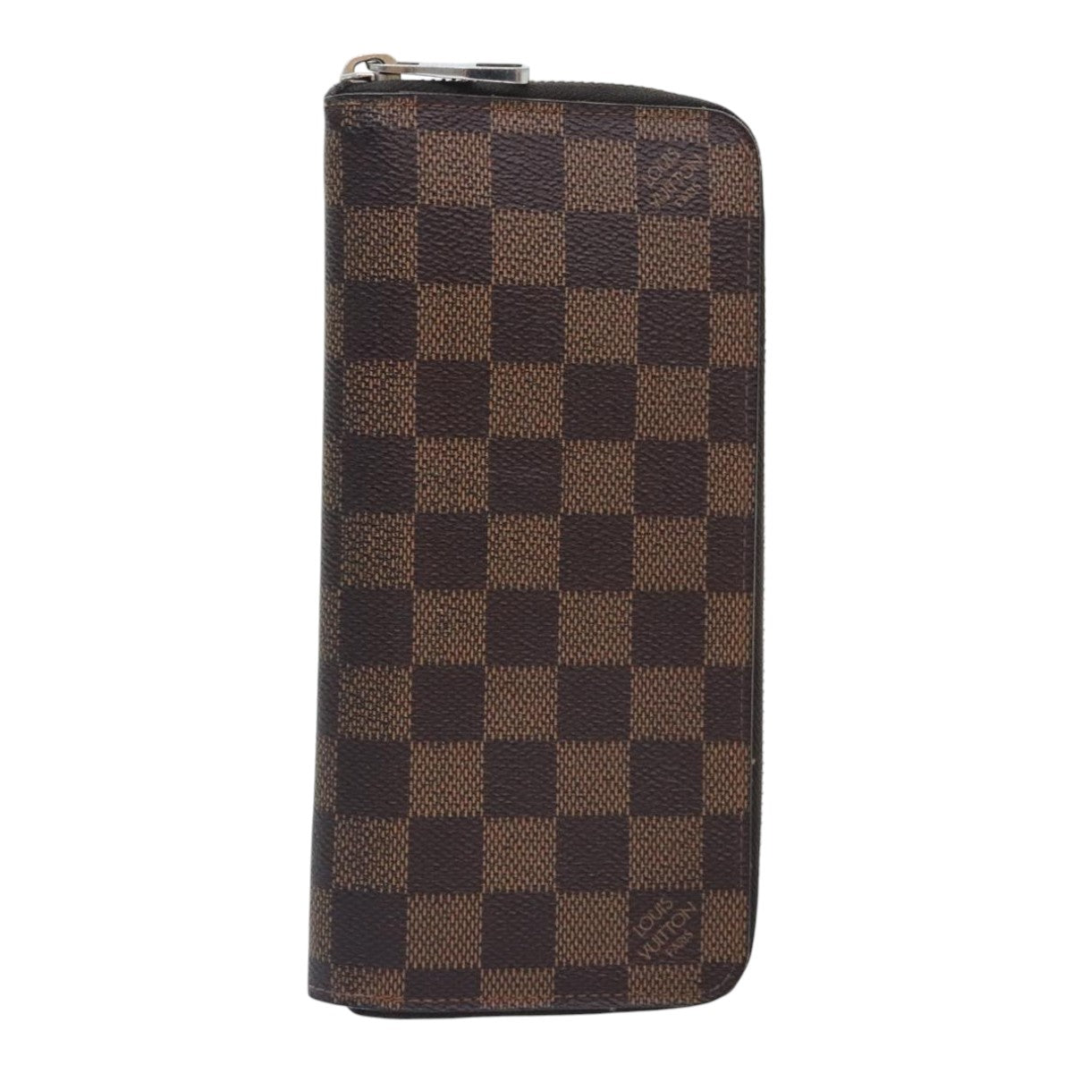 Louis Vuitton Zippy Wallet Vertical Brown Canvas Wallet