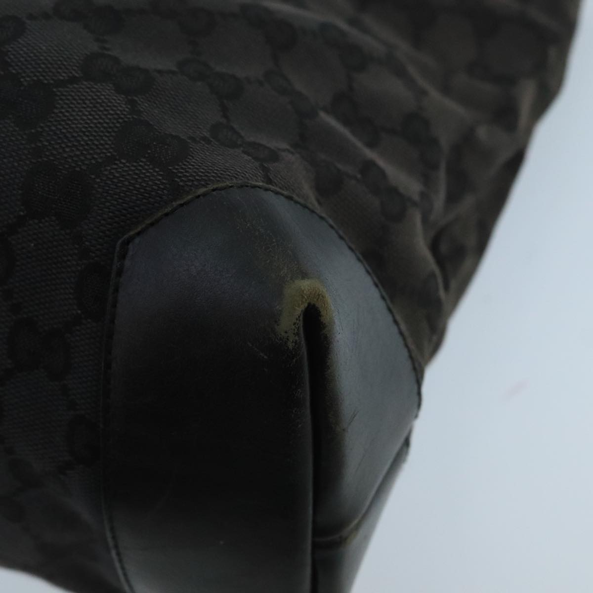 Gucci Black Canvas Tote Bag