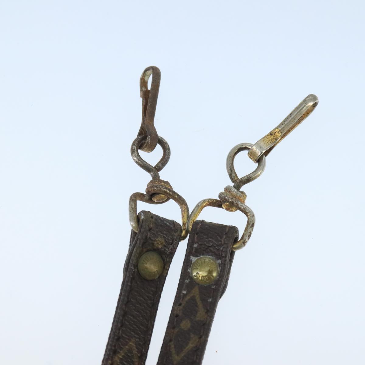 Louis Vuitton Shoulder Strap Brown Canvas Bag Jewelry