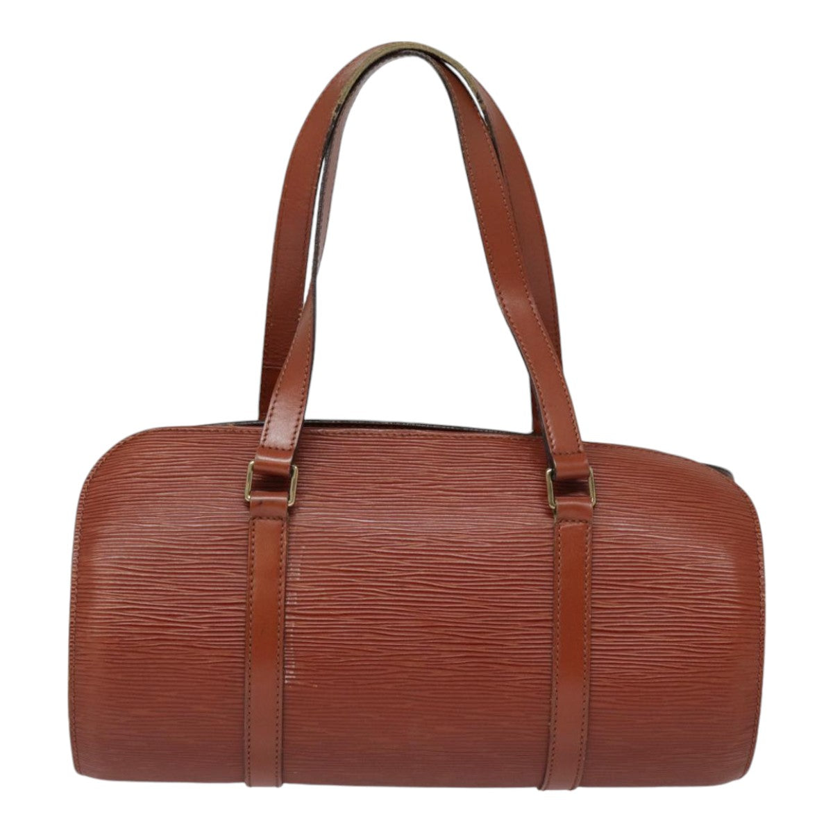 Louis Vuitton Soufflot Brown Leather Handbag