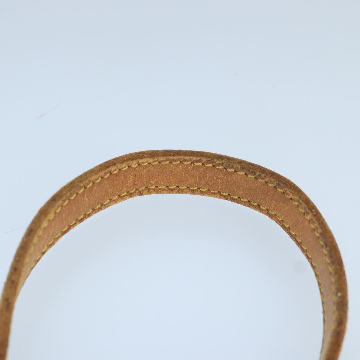 Louis Vuitton Shoulder Strap Beige Leather Bag Jewelry