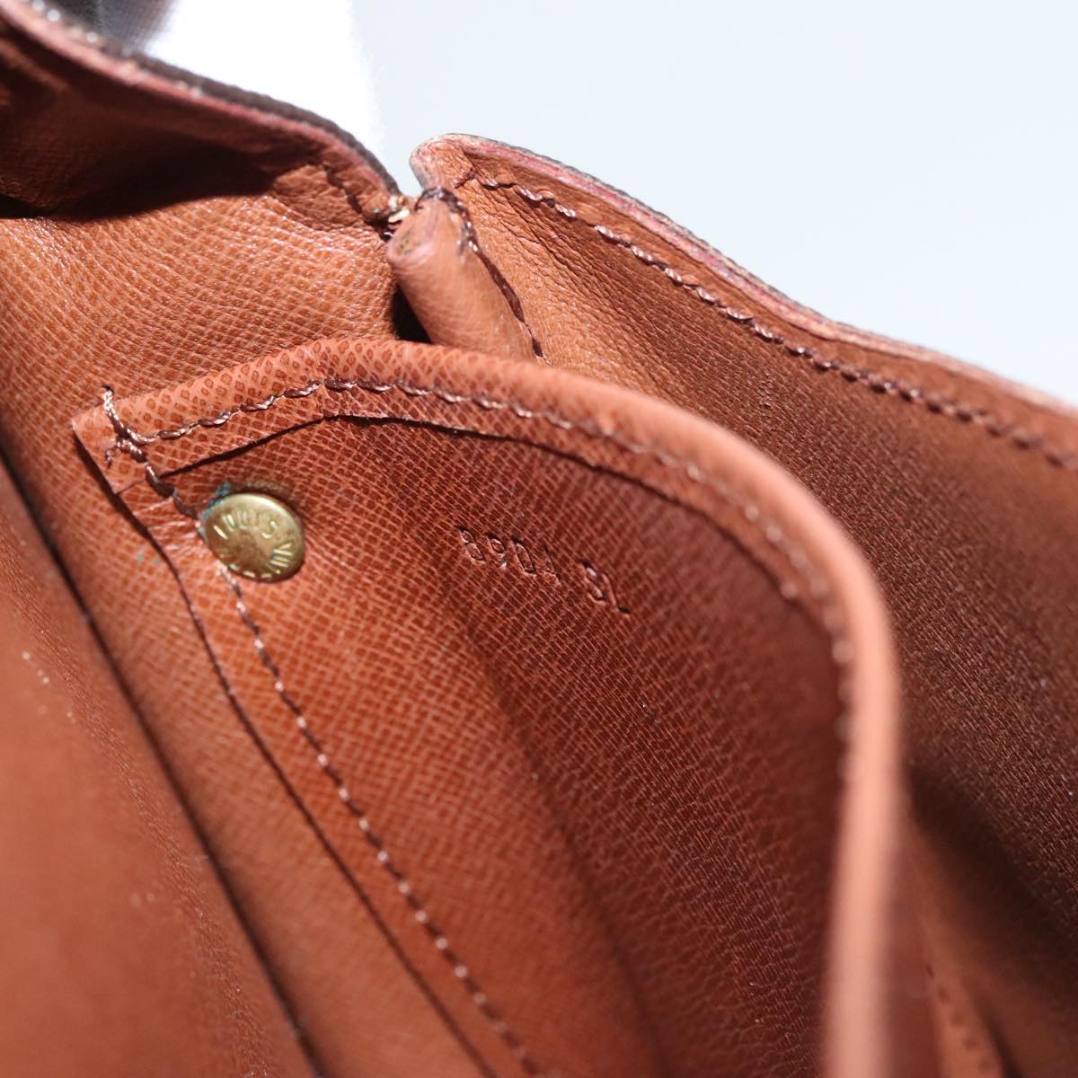 Louis Vuitton Cartouchiere Brown Canvas Shoulder Bag
