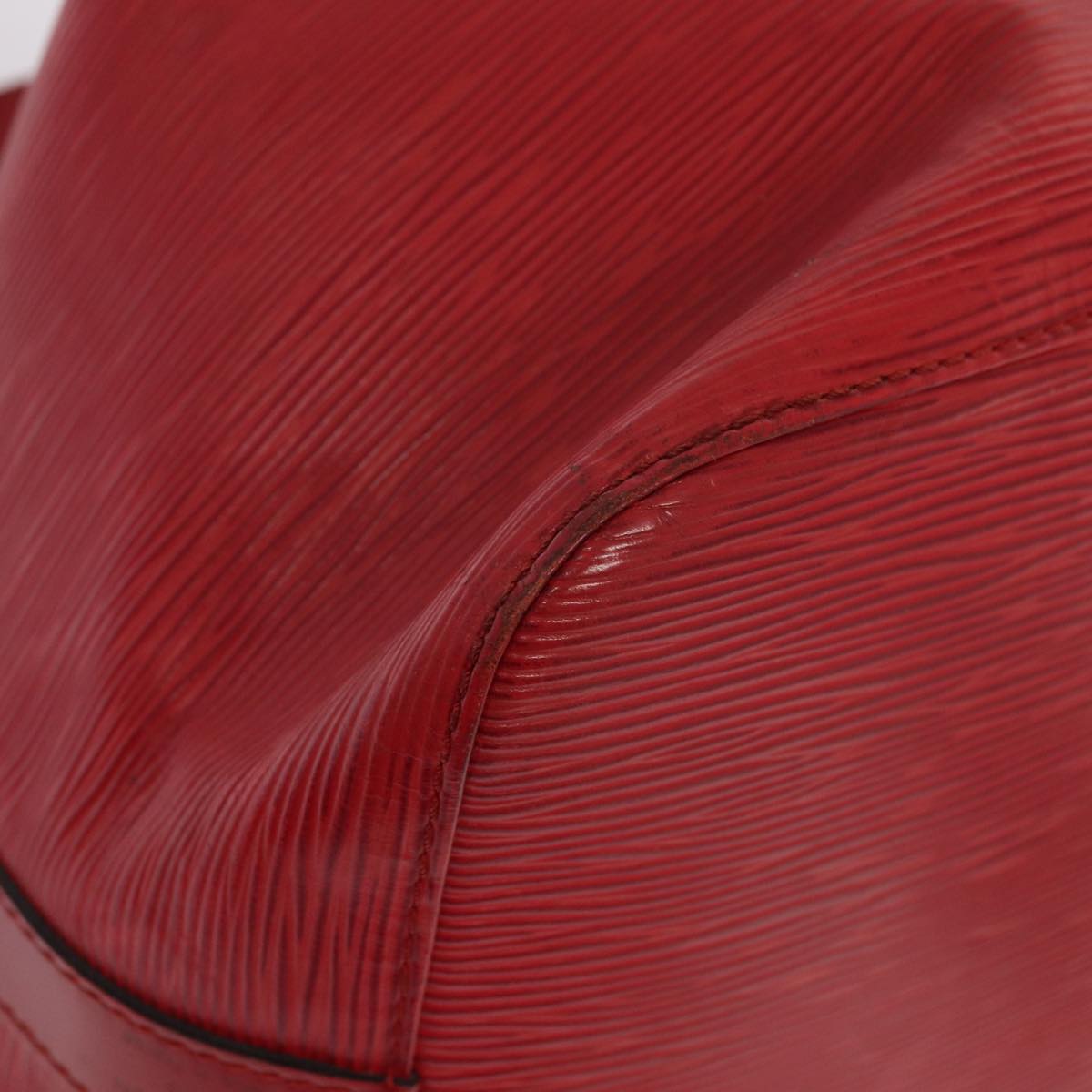 Louis Vuitton Noe Red Leather Shoulder Bag