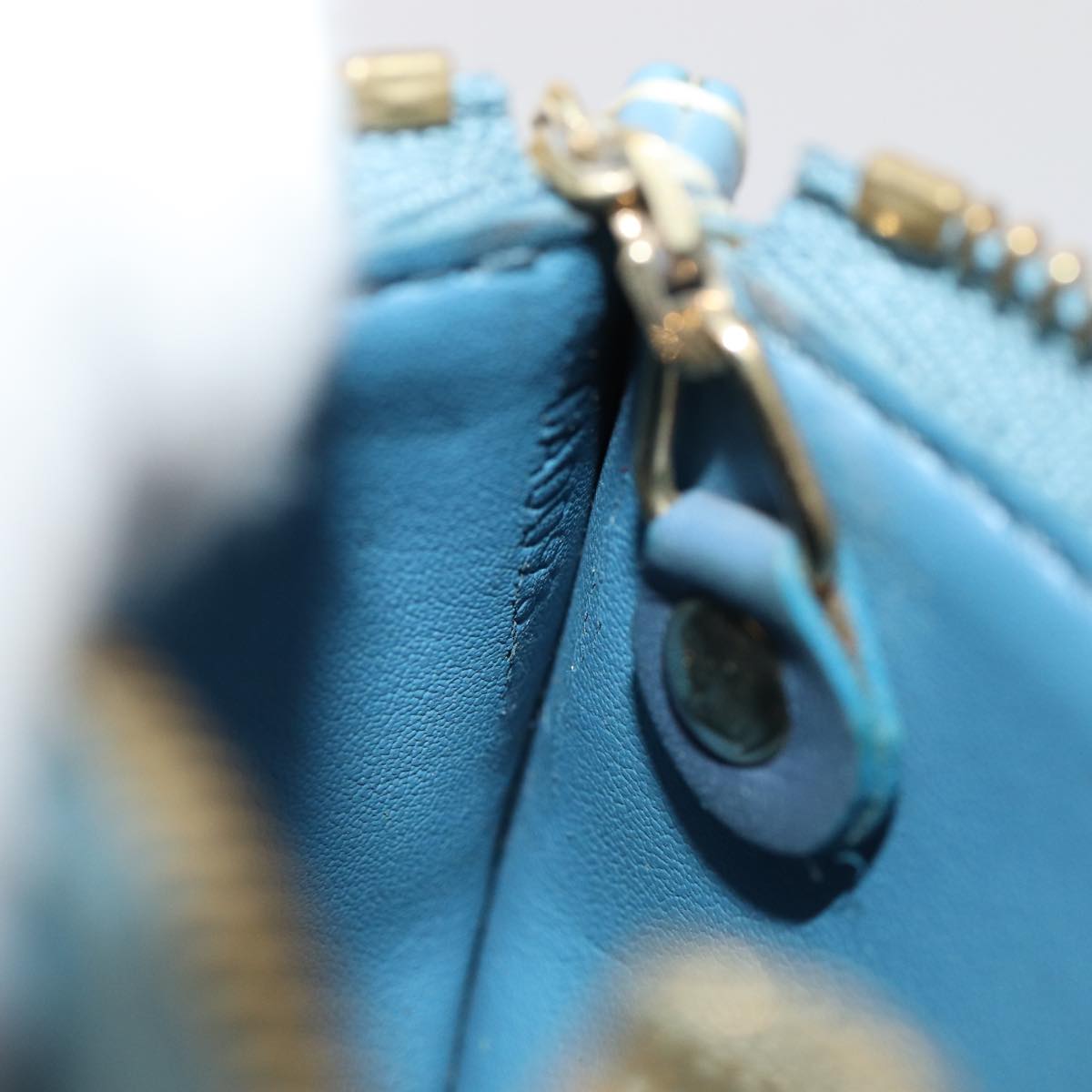 Louis Vuitton Suhali Blue Leather Wallet