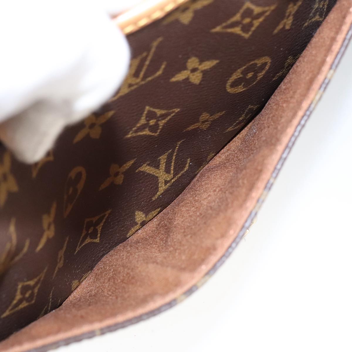 Louis Vuitton Sologne Brown Canvas Shoulder Bag