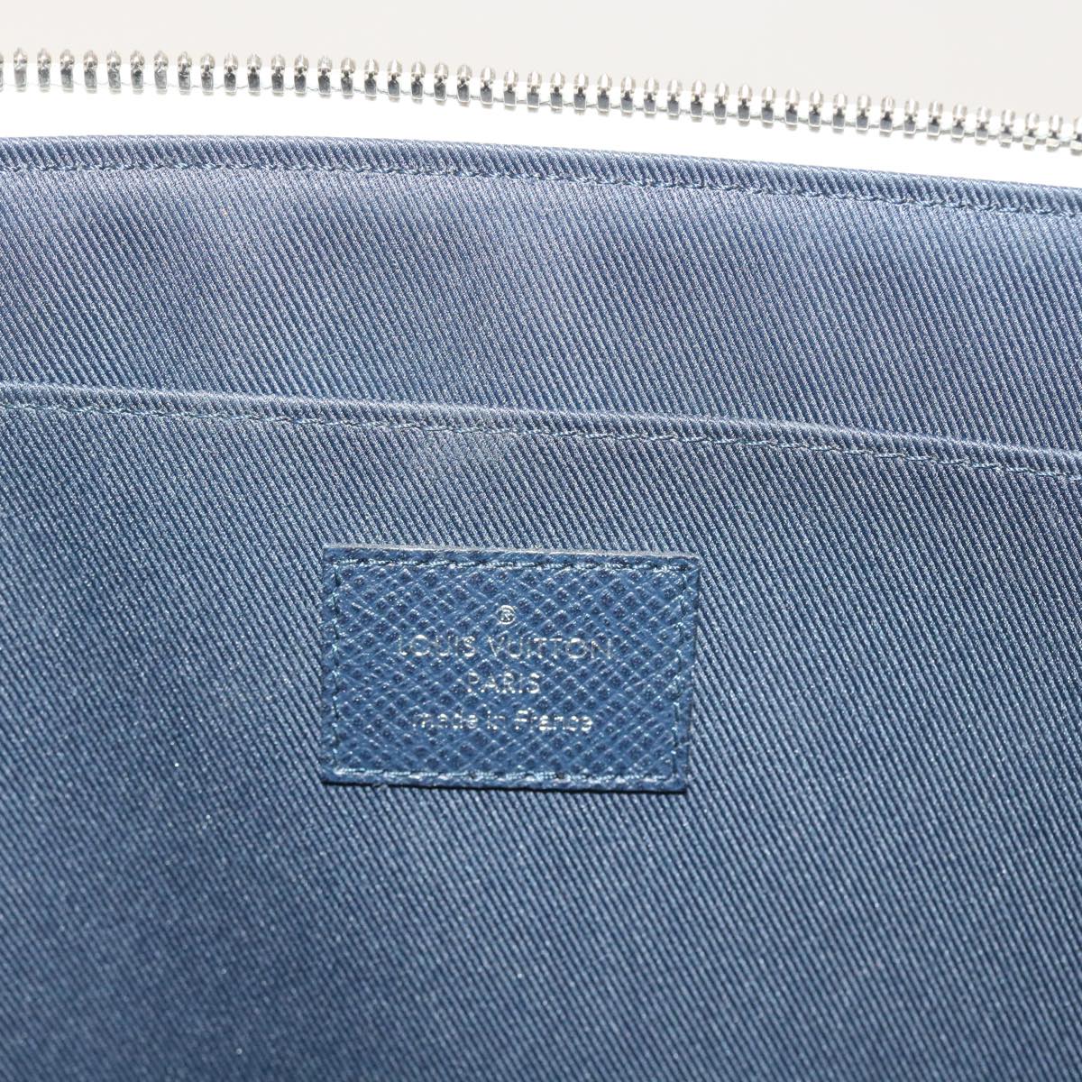 Louis Vuitton Jules White Canvas Clutch Bag
