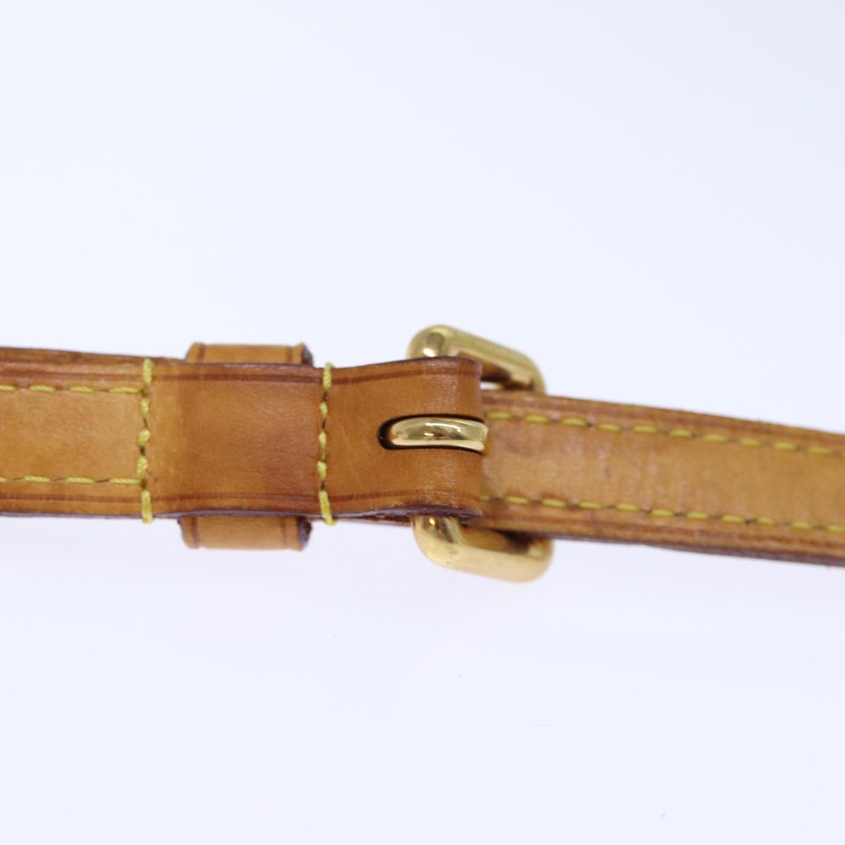 Louis Vuitton Shoulder Strap Beige Leather Bag Jewelry