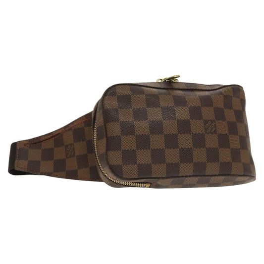 Louis Vuitton Geronimos Brown Canvas Shoulder Bag