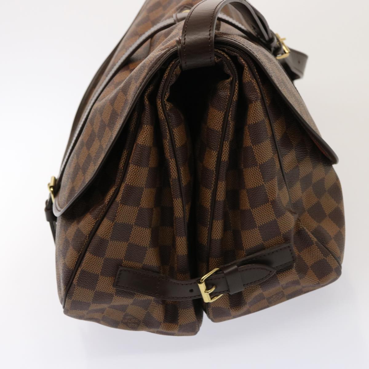 Louis Vuitton Saumur 35 Brown Canvas Shoulder Bag