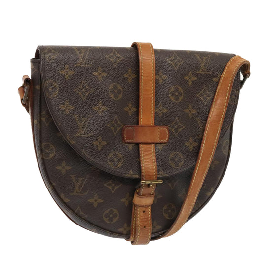 Louis Vuitton Chantilly Brown Canvas Shoulder Bag ()