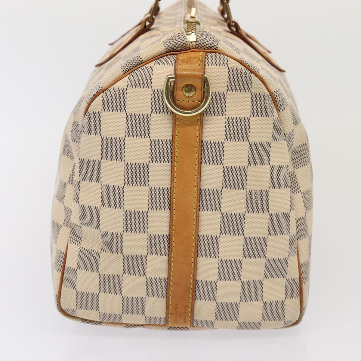 Louis Vuitton Speedy Bandoulière 30 White Canvas Handbag