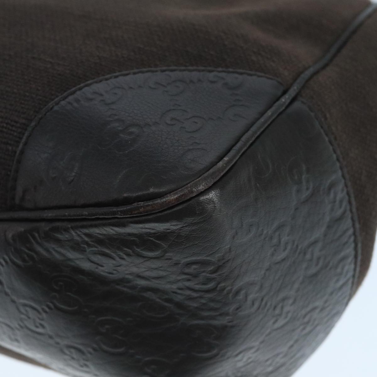 Gucci Guccissima Brown Canvas Shoulder Bag