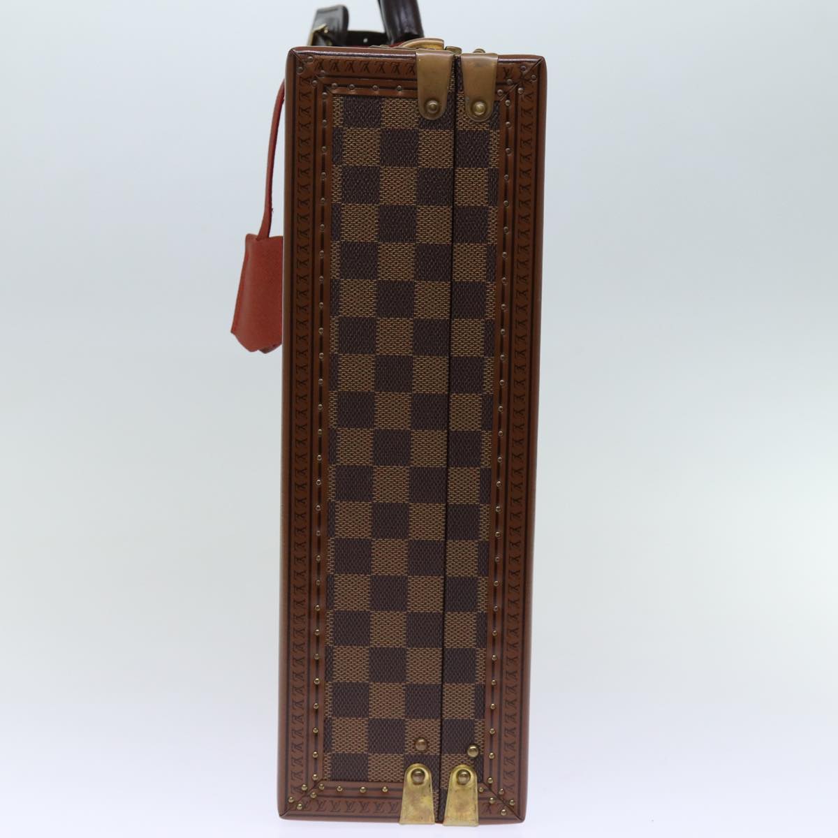 Louis Vuitton Attache Case Brown Canvas Travel Bag