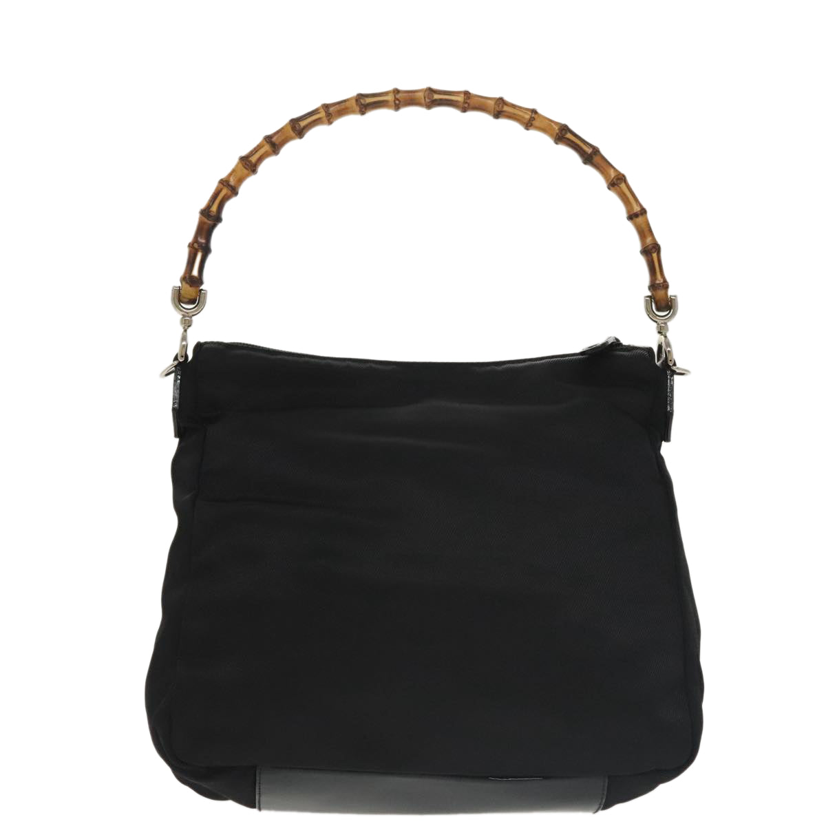 Gucci Bamboo Black Synthetic Handbag