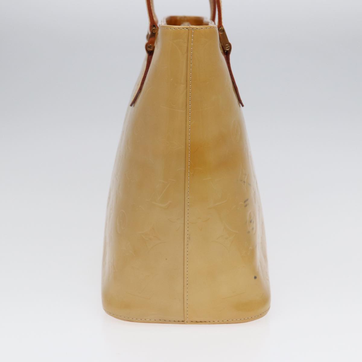 Louis Vuitton Houston Beige Patent Leather Handbag