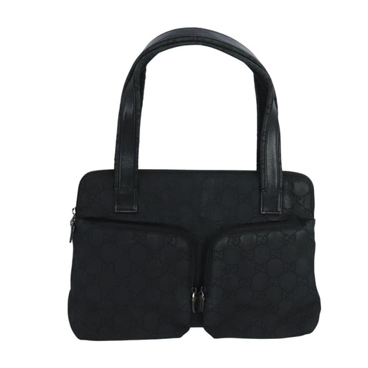Gucci Gg Canvas Black Canvas Shoulder Bag ()