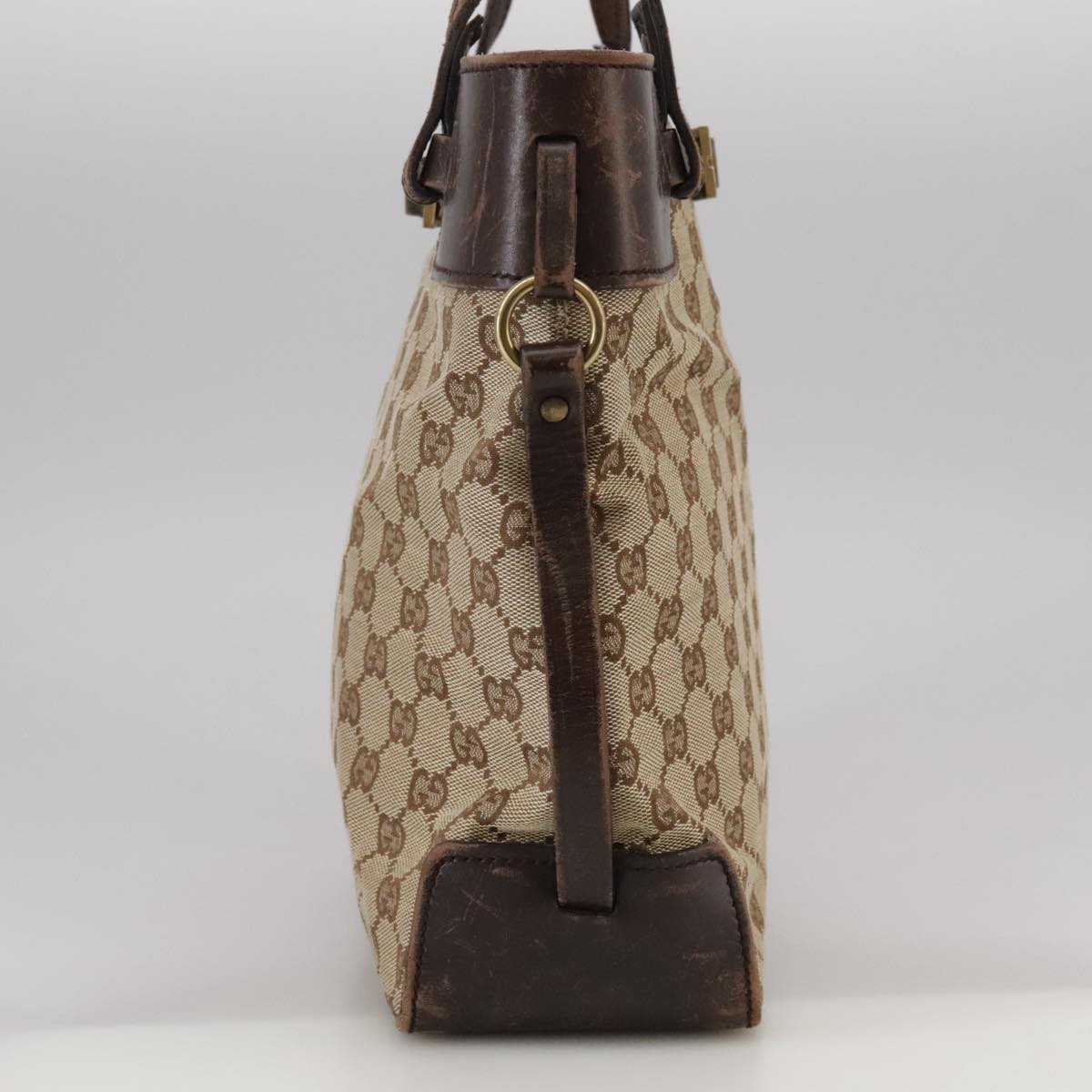 Gucci Gg Canvas Beige Canvas Tote Bag