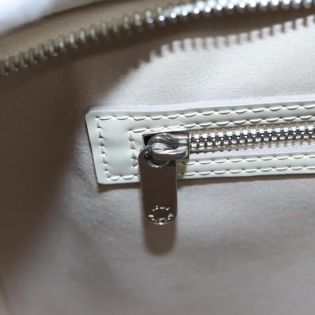 Louis Vuitton Blair Ecru Leather Handbag