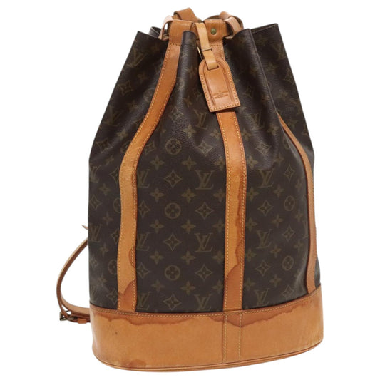 Louis Vuitton Randonnée Brown Canvas Shoulder Bag
