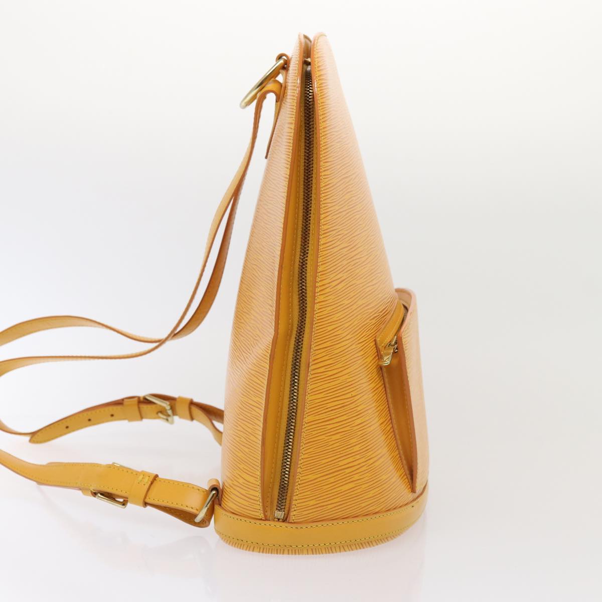 Louis Vuitton Gobelins Yellow Leather Backpack Bag